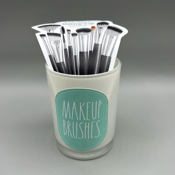 Rae Dunn Makeup Brushes Mini Makeup Cup